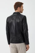 Silva Siyah Erkek Deri Mont - 4