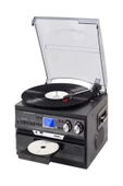 ULTRATEKNO Hepsi Bir Arada elektrikli Vintage Plak Çalar CD Çalar Kaset USB Bluetooth Tf Aux Kumandalı Pikap - 1