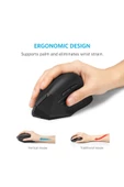 ULTRATEKNO Kablosuz Vertical Mouse 1600dpı Ergonomik Dikey Mouse - 6