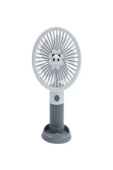 Platoon Mini Fan Masaüstü Taşınabilir Telefon Stantlı Vantilatör 2si 1 Arada Taşınabilir Vantilatör - 1