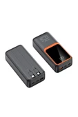 ULTRATEKNO 20.000 Mah Powerbank 22.5W Hızlı Şarj Taşınabilir Şarj Cihazı Çok Kablolu Dijital Göstergeli - 4