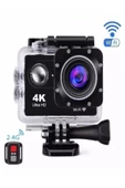 ULTRATEKNO Kask Kamerası 170 Derece 16 Mp 4k Ultra Hd Wifi Aksiyon Kamerası Kumandalı Kamera - 2