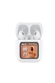 ULTRATEKNO V20 Pro Earphone 2.Nesil Aplikasyonlu ANC/ENC DOKUNMATİK EKRANLI Bluetooth Kulaklık - 4