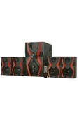 ULTRATEKNO Carboon Serisi Bluetoothlu 4+1 Dijital Ekran Radyolu Usb Tf Destekli Ses Sistemi 52 Watt - 1