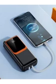 ULTRATEKNO 20.000 Mah Powerbank 22.5W Hızlı Şarj Taşınabilir Şarj Cihazı Çok Kablolu Dijital Göstergeli - 3