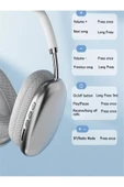 BAYINDIRELEKTRONİK P9 Pro Max Bluetooth Kulaklık Bt5.0 Mikrofonlu Fm Radyolu Tf Kart Girişli Aux Bluetooth Kulaklık - 3