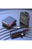 BAYINDIRELEKTRONİK Type-C iPhone Çiftli Kablosuz Yaka Mikrofonu 3in1 Kamera PC Android iOS Uyumlu - 4