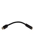 ULTRATEKNO Type-C To Aux 3.5mm Kulaklık Çevirici Dönüştürücü Adaptör Usb-C Adaptör 1.Kalite Siyah - 2