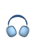 ULTRATEKNO Kablosuz Kulaklık Kulak Üstü Bluetooth Kulaklık 50 edr 2022 Versiyon Mavi - 3