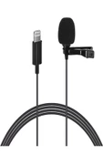 ULTRATEKNO Apple Iphone Lightning Profesyonel Youtuber Yaka Mikrofonu - 1