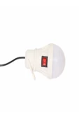 NNS Kamp Feneri Işıldak Güneş Panelli Bluetooth Hoparlör Fm Radyo + 2xampul 3600 Mah Pil - 6