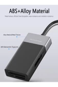 ULTRATEKNO Çoklu XQD Kart Okuyucu 6in1 Fonksiyonlu 3.0 x 2 USB Girişi XQD TF CF SD Card Reader - 3