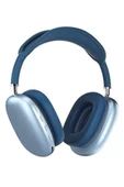 ULTRATEKNO Kablosuz Kulaklık Kulak Üstü Bluetooth Kulaklık 50 edr 2022 Versiyon Mavi - 1