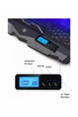 ULTRATEKNO Fns-9999b 4 Adet Fanlı Ledli Lcd Kontrol Panelli Pro Standlı Notebook Soğutucu - 3