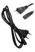 ULTRATEKNO Ac Power Güç Kablosu Tv-Radyo -Notebook Adaptör Için 2 Pin Teyip Fişi 1,5 Metre - 2