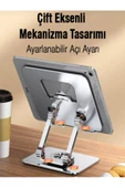 ULTRATEKNO 360° Dönebilen Ayarlanabilir Komple Metal Tablet Standı - 6