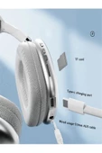 BAYINDIRELEKTRONİK P9 Pro Max Bluetooth Kulaklık Bt5.0 Mikrofonlu Fm Radyolu Tf Kart Girişli Aux Bluetooth Kulaklık - 6