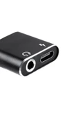 ULTRATEKNO Type-c To 3.5mm Kulaklık Çevirici Aux Çevirici Ve Şarj Giriş 2in1 Splitter - 3
