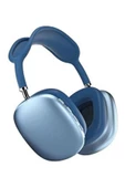 ULTRATEKNO Kablosuz Kulaklık Kulak Üstü Bluetooth Kulaklık 50 edr 2022 Versiyon Mavi - 2