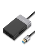 ULTRATEKNO Çoklu XQD Kart Okuyucu 6in1 Fonksiyonlu 3.0 x 2 USB Girişi XQD TF CF SD Card Reader - 8