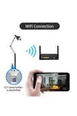 ULTRATEKNO Gece Görüşlü 360 Derece Led Işık 1080p Wifi Kamera Kablosuz Panoramik Balıkgözü Ampul Kamera - 6