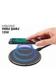 BAYINDIRELEKTRONİK 10W Süper Kablosuz Hızlı Şarj Cihazı Wireless Charger Pad - 2