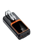 ULTRATEKNO 20.000 Mah Powerbank 22.5W Hızlı Şarj Taşınabilir Şarj Cihazı Çok Kablolu Dijital Göstergeli - 1