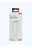 BAYINDIRELEKTRONİK 3.nesil 67W PD USB + USB C Çok Çıkışlı GaN Süper Hızlı Şarj Aleti Adaptörü - 1