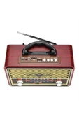 ULTRATEKNO Retro Nostaljik Radyo Bluetooth Hoparlör Usb Tf Aux Bt5.0 Versiyon Ut-156bt - 5