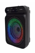 ULTRATEKNO 1548 8w 4" Extra Bass Rgb Işıklı Bluetooth Hoparlör Fm Radyo Usb Tf Aux Destekli Speaker - 4