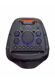 ULTRATEKNO Karaoke Hoparlör Ses Sistemi Kablosuz Mikrofonlu 70 Watt 2x10 Inç Bluetooth Hoparlör Rgb Party Box - 4