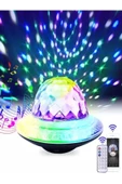 ULTRATEKNO sy-618 Şarjlı Işıklı Disko Topu Kumandalı MP3 Usb Çalar Parti Bluetooth Hoparlör thumbnail 1