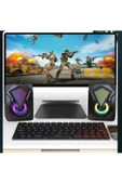 ULTRATEKNO Rgb Işıklı 1 1 Kablolu Bilgisayar Pc Notebook Hoparlör Gaming Speaker - 6