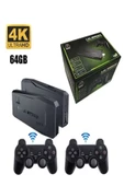 ULTRATEKNO 2.4g Kablosuz Çift Kol Retro Oyunlar 4k Game Stick 3500 Oyun Atari - 7