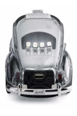 ULTRATEKNO Radyolu Işıklı Nostaljik Volkswagen Araba Bluetooth Hoparlör Fm Aux Tf Destekli Speaker - Siyah - 2