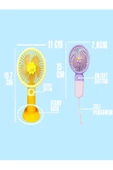 ULTRATEKNO Mini Fan Masaüstü Taşınabilir Telefon Stantlı Vantilatör 2si 1 Arada Taşınabilir Masaüstü Fan - 4