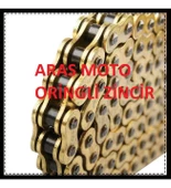 CF MOTO NK 150 TEKER ZİNCİRİ 136 BAKLA 4*28 ORİNGLİ A KALİTE TAYVAN - ARASMOTO - 1