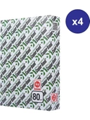 Copier Bond A4 80 gr 2000 Yaprak 4'lü Paket Fotokopi Kağıdı - 1