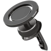 ScHitec Manyetik Araç İçi 1080 Derece Telefon Tutucu Siyah H504 - 1