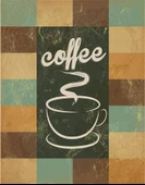 Kahve Temalı Ve Yazılı Cafe Duvar Kağıdı Baskı - 5