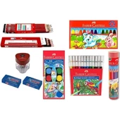 Faber Castell Anaokul Okula Dönüş Boyama Kırtasiye Seti - 1