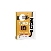 Günay Yayınları Günay 8. Sınıf Türkçe 1. Dönem 10'lu Zoom Serisi Deneme Sınavı - 1