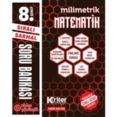 Kriter Akademi Yayınları 8. Sınıf Matematik Soru Bankası - 1
