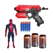 Prestij Oyuncak Prestij Bvm Oyuncak Hedefli Soft Mermili Spiderman Figürlü Dart Atan FAB.9520 - 1