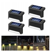 QASUL Su Geçirmez  Solar Lamba Gün Işığı, Güneş Enerjili Bahçe Yolu Led Aydınlatma  4 ADET - 4