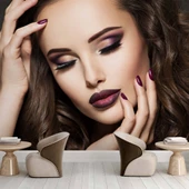 Kuaför salonu Duvar Kağıdı Baskı thumbnail 3