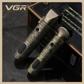 Vgr V-670 Metal saç kesim makinesi  profesyonel saç sakal berber seti - 5