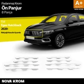 Fiat Egea HB Krom Ön Panjur 8 Prç 2020 Üzeri - 1