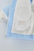 Trend Sevimli Kuzu Detaylı İçi Kürklü Fermuar Kapüşonlu Kışlık İçi Peluş Erkek Kız Bebek Mont Şişme - 10