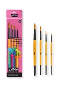 Pebeo Fırça Seti Yuvarlak No:2,5,8,12 4 Lü SET-21 - 1